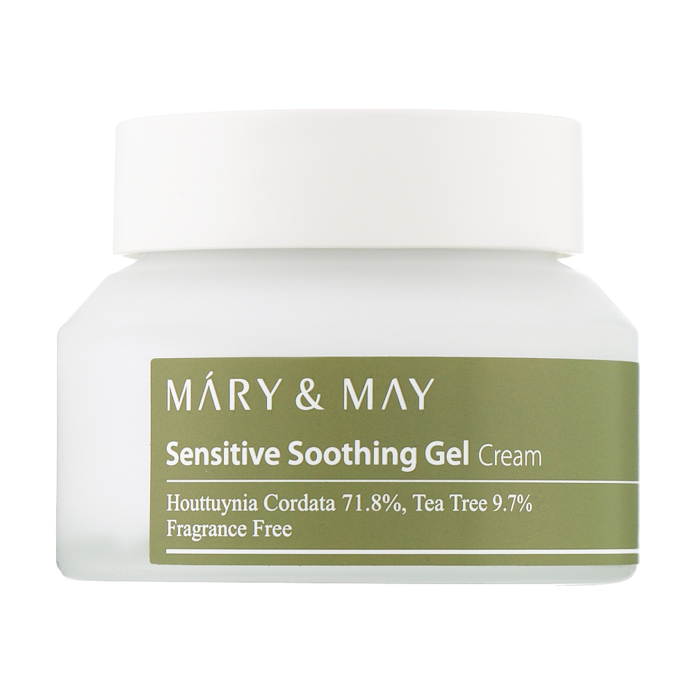 Заспокійливий гель-крем для обличчя Mary &amp; May Sensitive Soothing Gel для чутливої шкіри, 70 г